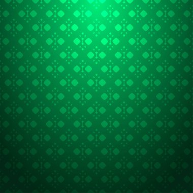 Yeşil soyut Dikişsiz dokulu geometrik desen degrade arka plan üzerinde