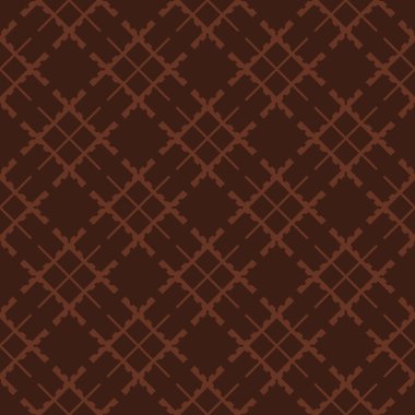 Çizgili kahverengi arka plan geometrik seamless modeli dokulu