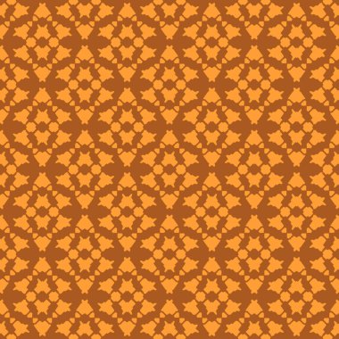 Turuncu arka plan, şeritli geometrik seamless modeli dokulu