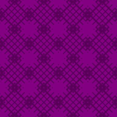 Vektör seamless modeli. Modern şık doku. Geometrik oyma yinelenen. Çağdaş grafik tasarım. Mor renk arka plan.