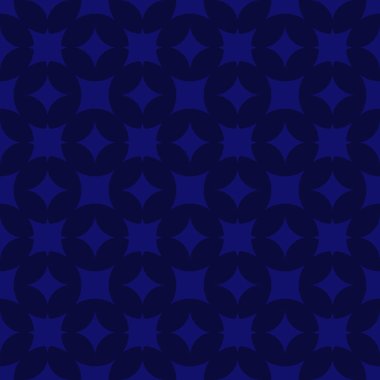 Donanma soyut geometrik seamless modeli koyu mavi zemin üzerine