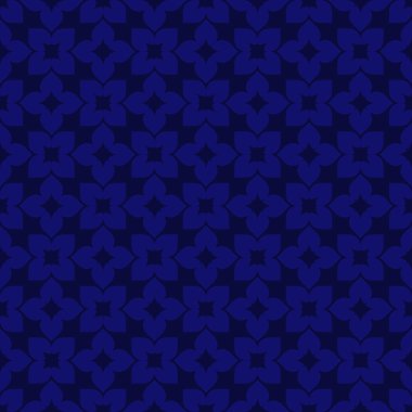 Donanma soyut geometrik seamless modeli koyu mavi zemin üzerine