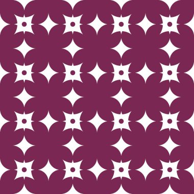 Beyaz zemin üzerine kırmızı soyut seamless modeli