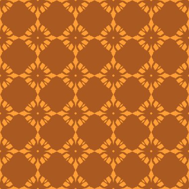 Turuncu arka plan, şeritli geometrik seamless modeli dokulu
