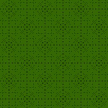 Kireç soyut desen çizgili koyu yeşil zemin üzerine geometrik seamless modeli dokulu