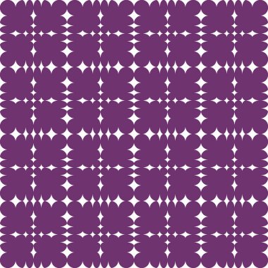 Vektör seamless modeli. Beyaz arka plan üzerinde mor Modern şık doku. Geometrik oyma yinelenen. Çağdaş grafik tasarım. 
