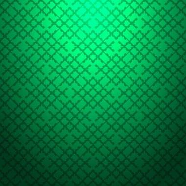 Çizgili yeşil arka plan koyu alt gradyan ile geometrik seamless modeli dokulu