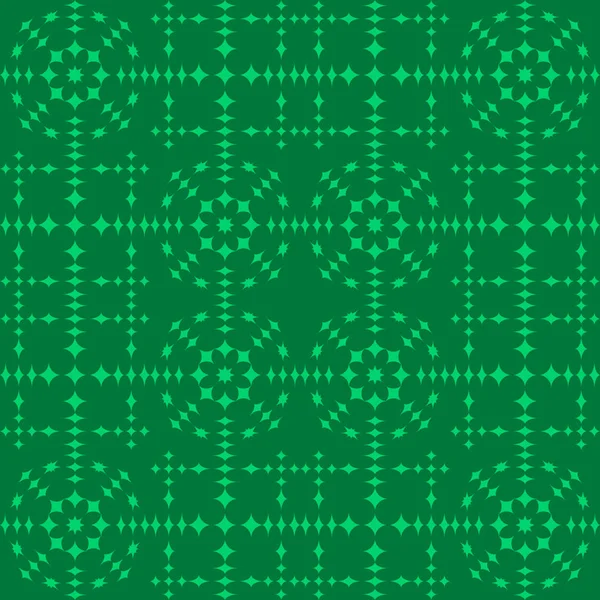 Grön Abstrakt Smidig Texturerat Geometriska Mönster Mörkgrön Bakgrund — Stock vektor