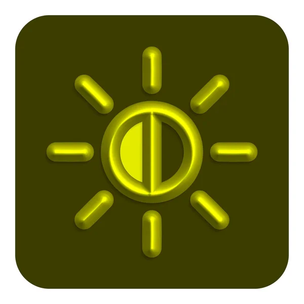 Yellow Line Brightness Web Icon Vector Illustration Design Symbol — стоковый вектор