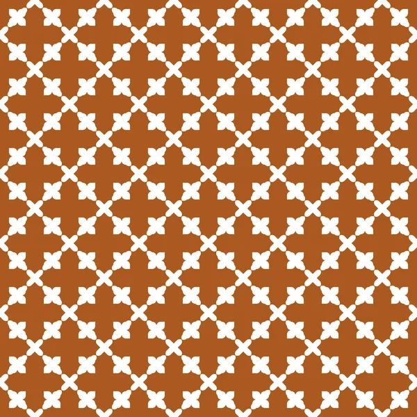 Oranje Abstracte Geometrische Naadloze Patroon Witte Achtergrond — Stockvector