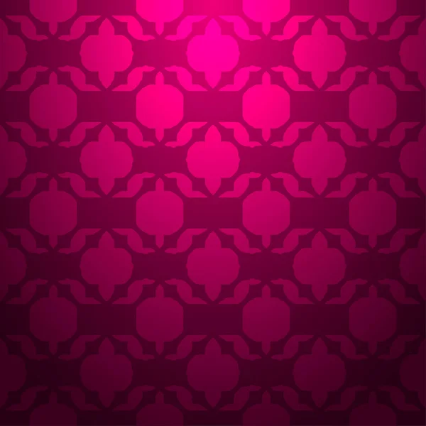 Magenta Motif Abstrait Sur Fond Dégradé Sombre — Image vectorielle