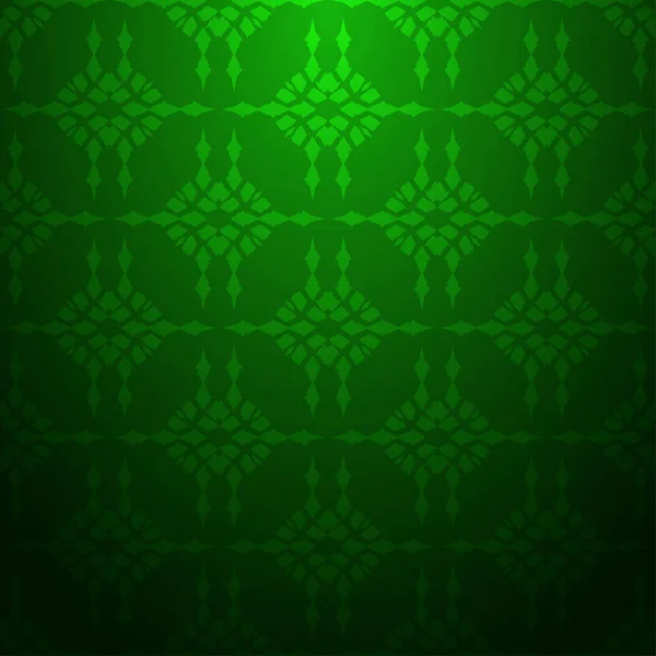 Groene Abstracte Naadloze Geometrische Structuurpatroon Verloop Achtergrond — Stockvector