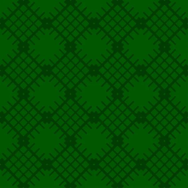 Grön Abstrakt Bakgrund Randig Texturerat Geometriska Sömlösa Mönster Mörk Bakgrund — Stock vektor