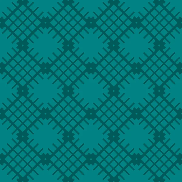 Cyaan Abstracte Achtergrond Gestreepte Textuur Geometrische Naadloze Patroon — Stockvector