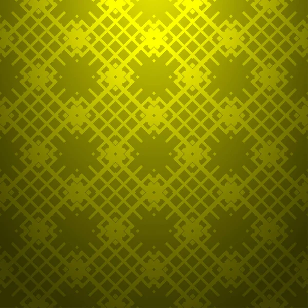 Fond Abstrait Jaune Motif Géométrique Sans Couture Rayé Texturé — Image vectorielle