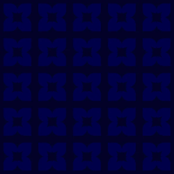 Marine Motif Abstrait Géométrique Sans Couture Sur Fond Bleu Foncé — Image vectorielle