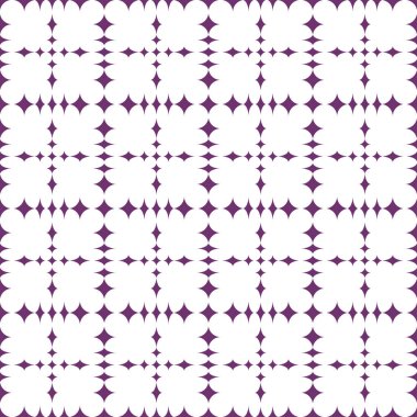 Vektör seamless modeli. Beyaz arka plan üzerinde mor Modern şık doku. Geometrik oyma yinelenen. Çağdaş grafik tasarım. 