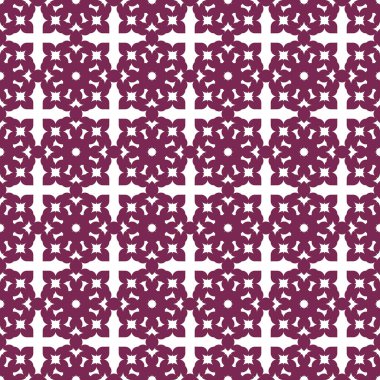 Beyaz zemin üzerine kırmızı soyut seamless modeli