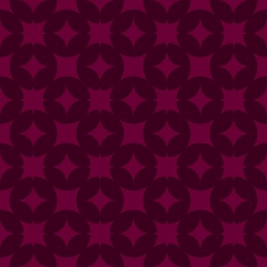 Koyu kırmızı zemin üzerine kırmızı soyut seamless modeli