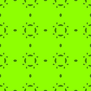 Kireç soyut desen çizgili yeşil zemin üzerine geometrik seamless modeli dokulu