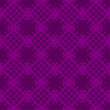 Vektör seamless modeli. Modern şık doku. Geometrik oyma yinelenen. Çağdaş grafik tasarım. Mor renk arka plan.