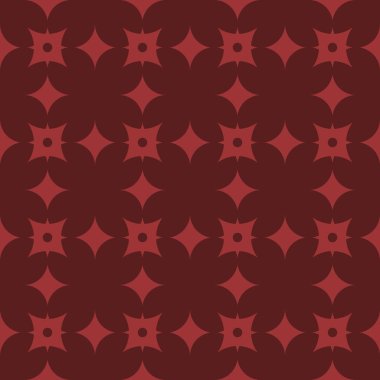 Pembe soyut geometrik seamless modeli koyu kırmızı zemin üzerine