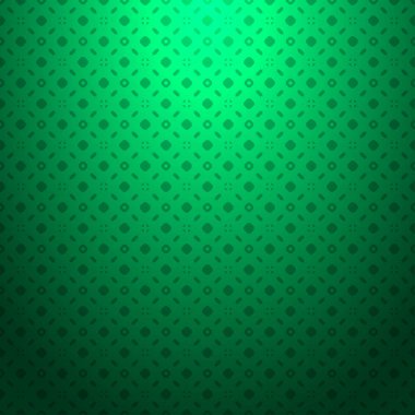 Yeşil soyut Dikişsiz dokulu geometrik desen degrade arka plan üzerinde