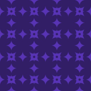 Indigo soyut desen çizgili mor zemin üzerine geometrik seamless modeli dokulu