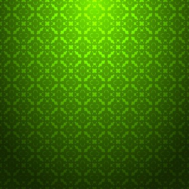 Kireç soyut desen çizgili yeşil zemin üzerine geometrik seamless modeli dokulu