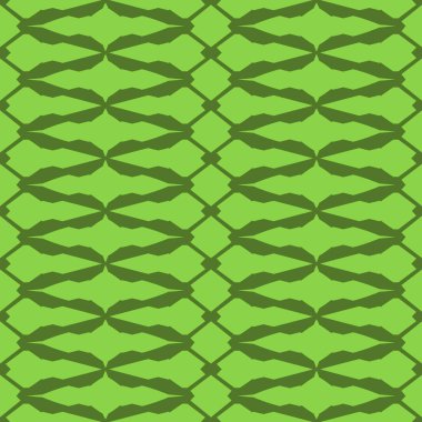 Kireç soyut desen çizgili yeşil zemin üzerine geometrik seamless modeli dokulu