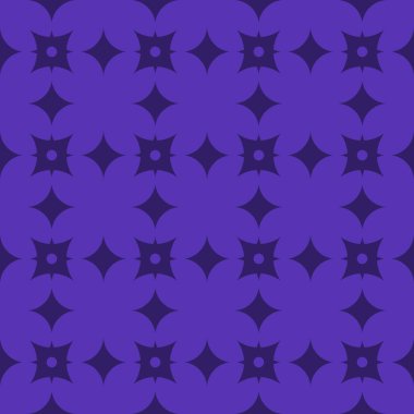 Indigo soyut desen çizgili mor zemin üzerine geometrik seamless modeli dokulu