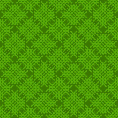 Kireç soyut desen çizgili yeşil zemin üzerine geometrik seamless modeli dokulu