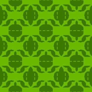 Kireç soyut desen çizgili yeşil zemin üzerine geometrik seamless modeli dokulu