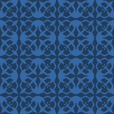 Çizgili mavi arka plan, geometrik seamless modeli dokulu