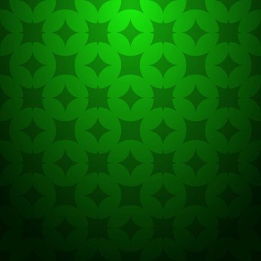 Çizgili yeşil arka plan koyu alt gradyan ile geometrik seamless modeli dokulu