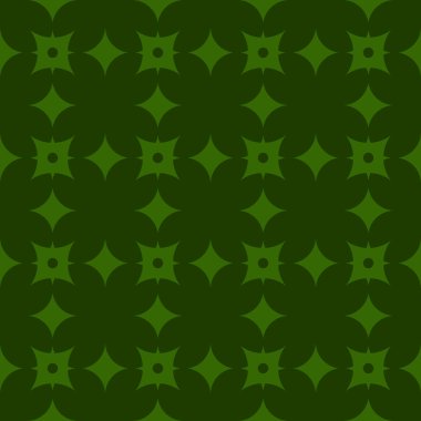 Kireç soyut desen çizgili koyu yeşil zemin üzerine geometrik seamless modeli dokulu