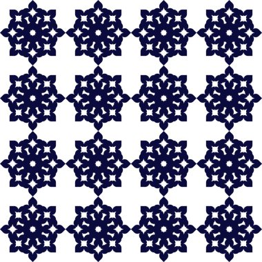 Donanma soyut geometrik Dikişsiz desen beyaz arka plan üzerinde