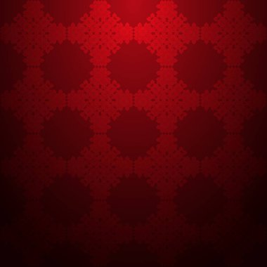 Vektör seamless modeli. Modern şık doku. Geometrik oyma yinelenen. Çağdaş grafik tasarım. Kırmızı renk grafient arka plan.