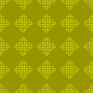 Çizgili sarı arka plan geometrik seamless modeli dokulu