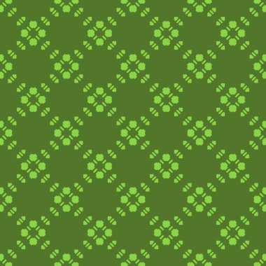 Kireç soyut desen çizgili yeşil zemin üzerine geometrik seamless modeli dokulu