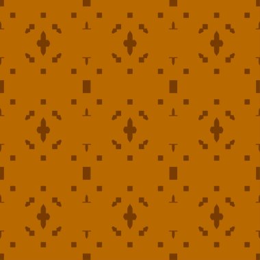 Turuncu arka plan, şeritli geometrik seamless modeli dokulu