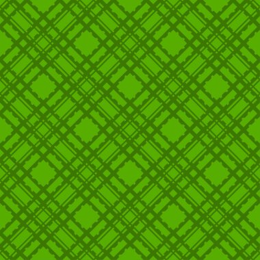 Kireç soyut desen çizgili yeşil zemin üzerine geometrik seamless modeli dokulu