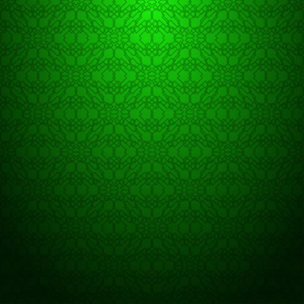 Groene Abstracte Naadloze Geometrische Structuurpatroon Verloop Achtergrond — Stockvector