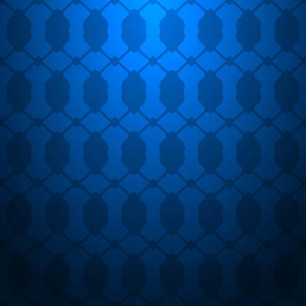 Marine Motif Géométrique Abstrait Sans Couture Sur Fond Dégradé Bleu — Image vectorielle