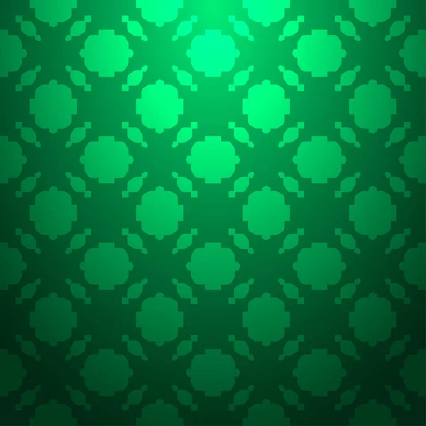 Fond Abstrait Vert Motif Géométrique Sans Couture Rayé Texturé Avec — Image vectorielle