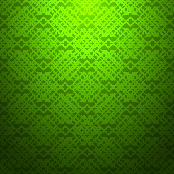 Patrón Abstracto Cal Sobre Fondo Verde Patrón Sin Costuras Geométrico — Vector de stock