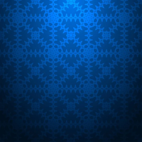 海军抽象几何无缝样式在深蓝色梯度背景 — 图库矢量图片