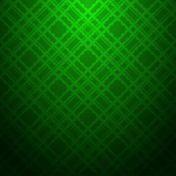 Fond Abstrait Vert Motif Géométrique Sans Couture Rayé Texturé — Image vectorielle