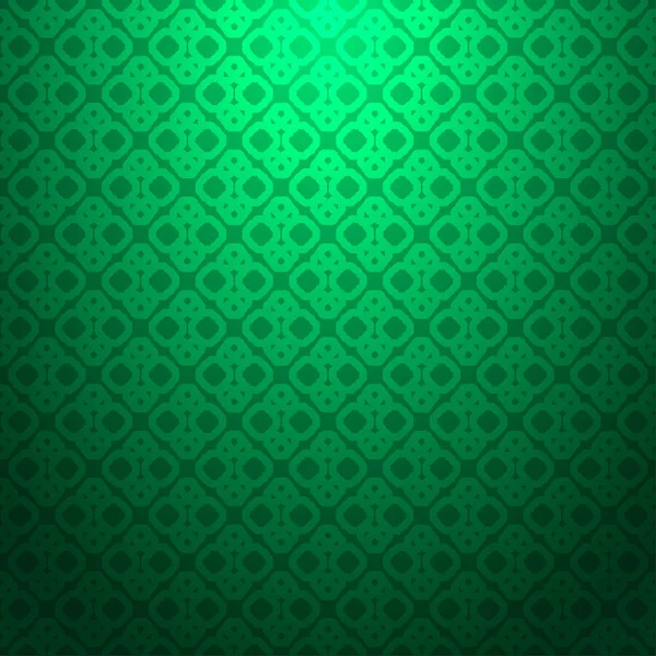グラデーションの背景に緑抽象的なシームレスなテクスチャ幾何学模様 — ストックベクタ