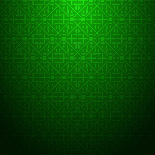 Grüne Abstrakte Nahtlose Strukturierte Geometrische Muster Auf Dem Hintergrund Des — Stockvektor